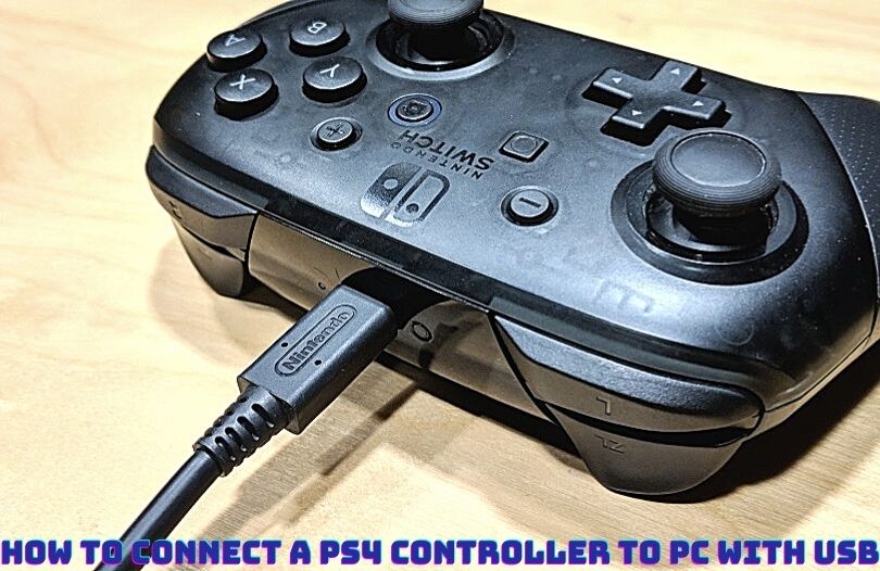 How to connect A PS4 controller to PC with USB