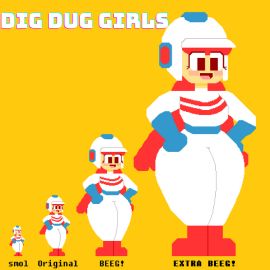 Dig Dug Girls